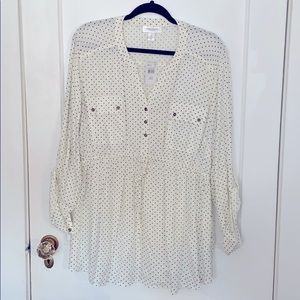 Brand New Motherhood Maternity polka dot top